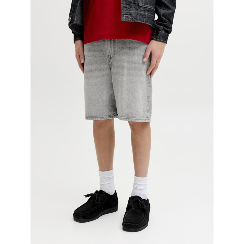 JACK & JONES Junior Tony Relaxed Denim Shorts - Grey Denim