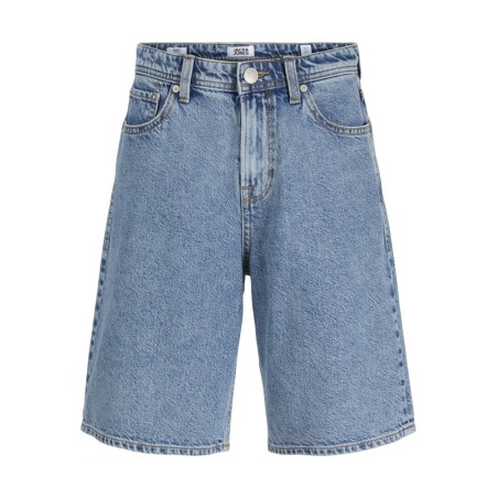 JACK & JONES Junior Alex Baggy Denim Shorts - Blue Denim