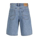 JACK & JONES Junior Alex Baggy Denim Shorts - Blue Denim