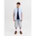 JACK & JONES Junior Ron Baggy Shorts - Blue Denim