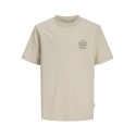JACK & JONES Junior Niagara Typo T-shirt - Antique White