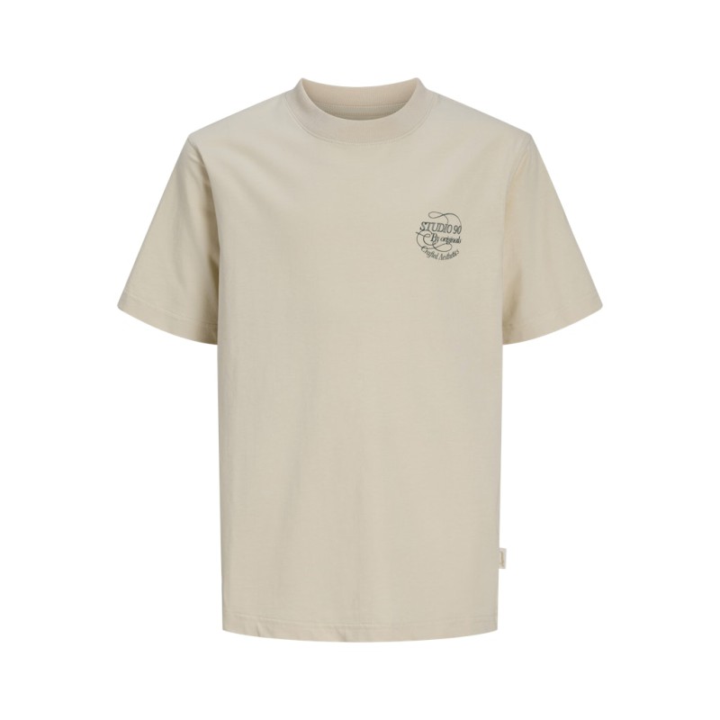 JACK & JONES Junior Niagara Typo T-shirt - Antique White