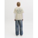 JACK & JONES Junior Niagara Typo T-shirt - Antique White