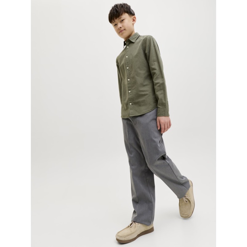 JACK & JONES Junior Bill Toby Chino Bukser - Grey Melange