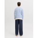 JACK & JONES Junior Dave Wide Leg Jeans - Blue Denim