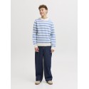 JACK & JONES Junior Dave Wide Leg Jeans - Blue Denim