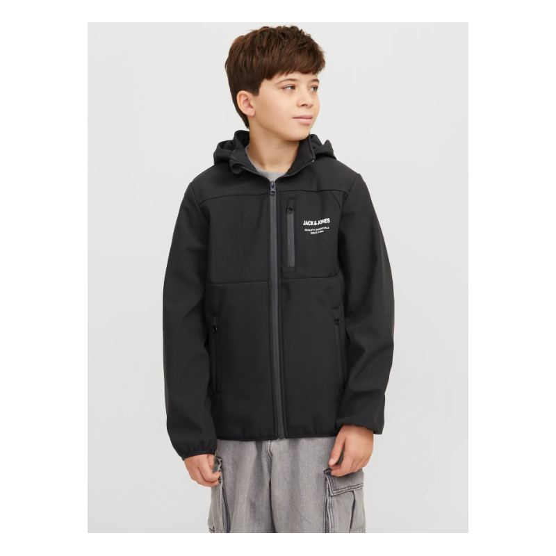 JACK & JONES Junior Theo Softshell Jakke - Sort