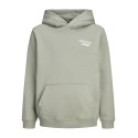 JACK & JONES JUNIOR Norrebro Typo Hoodie - Seagrass