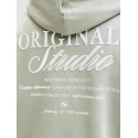JACK & JONES JUNIOR Norrebro Typo Hoodie - Seagrass