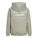 JACK & JONES JUNIOR Norrebro Typo Hoodie - Seagrass