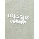 JACK & JONES JUNIOR Norrebro Typo Hoodie - Seagrass