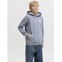 JACK & JONES JUNIOR Norrebro Typo Hoodie - Tradewinds
