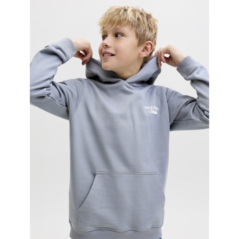 JACK & JONES JUNIOR Norrebro Typo Hoodie - Tradewinds