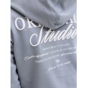 JACK & JONES JUNIOR Norrebro Typo Hoodie - Tradewinds