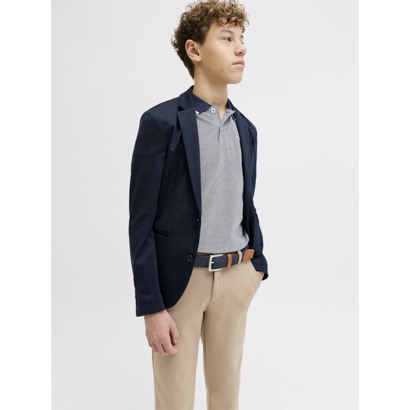 JACK &JONES Junior Woven elastik Bælte - Navy Blazer