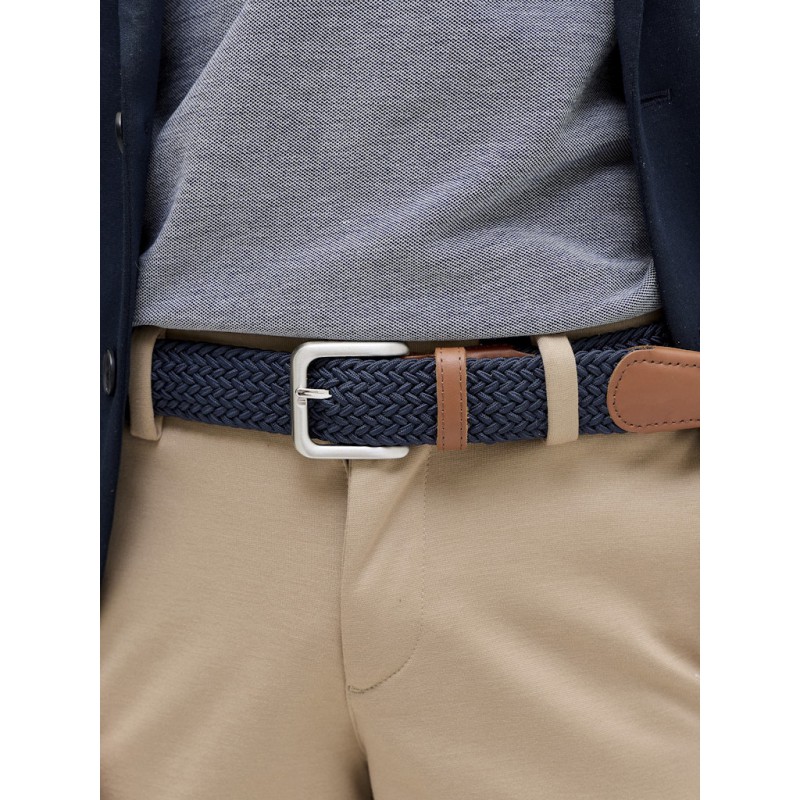 JACK &JONES Junior Woven elastik Bælte - Navy Blazer