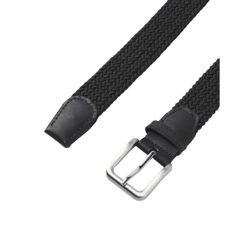 JACK &JONES Junior Woven elastik Bælte - Sort