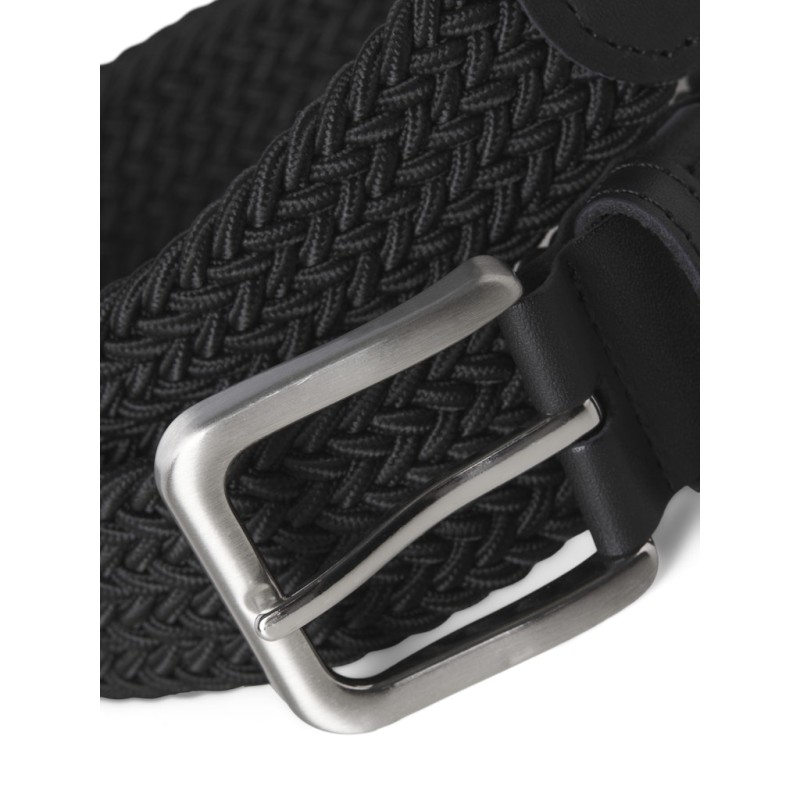 JACK &JONES Junior Woven elastik Bælte - Sort