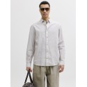 JACK & JONES Summer Hør L/S Skjorte - Crockery