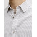 JACK & JONES Summer Hør L/S Skjorte - Crockery