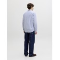 JACK & JONES Summer Hør L/S Skjorte - Infinity Stripes