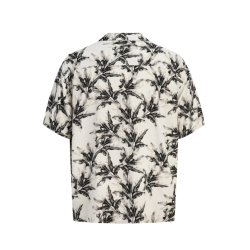 JACK & JONES Plus Mocochrome Resort Skjorte - Glacier Gray