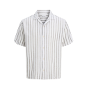 JACK & JONES Plus Liam Resort S/S Skjorte - Dusty Olive