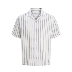 JACK & JONES Plus Liam Resort S/S Skjorte - Dusty Olive