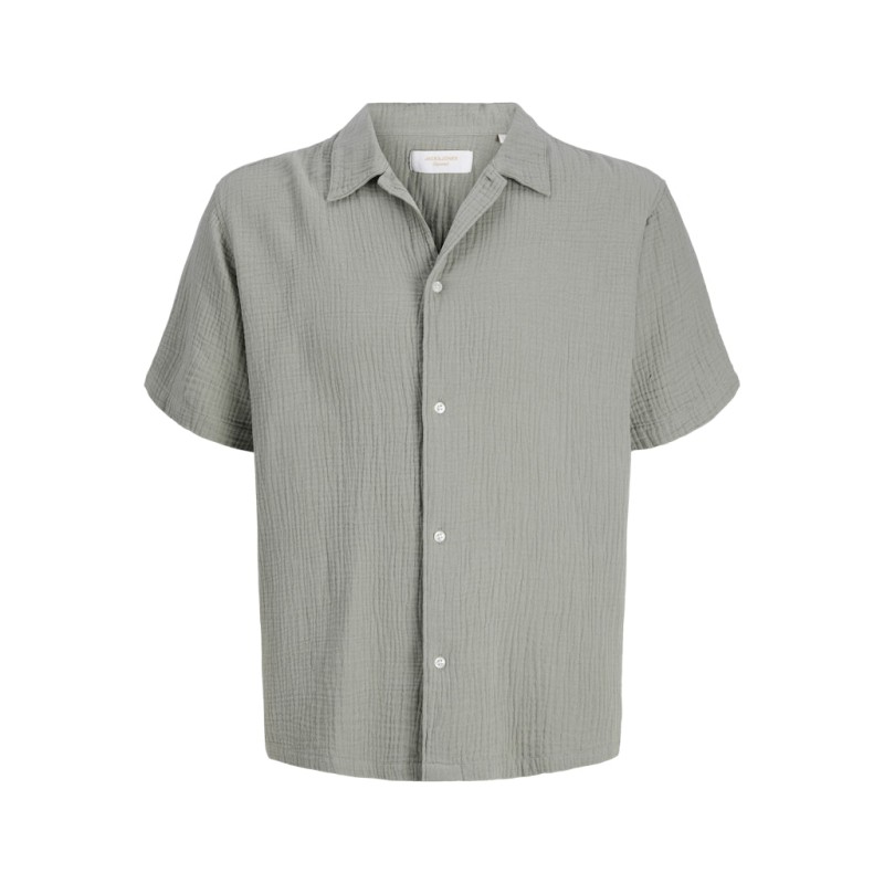 JACK & JONES Plus Nantucket Double Cloth Skjorte - Seagrass