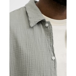 JACK & JONES Plus Nantucket Double Cloth Skjorte - Seagrass