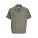JAKC & JONES Plus Sean Resort S/S Skjorte - Vetiver