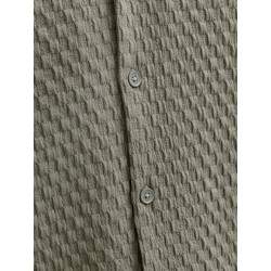 JAKC & JONES Plus Sean Resort S/S Skjorte - Vetiver