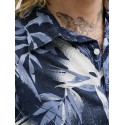 JACK & JONES Plus Honolulu S/S Skjorte - Navy Blazer