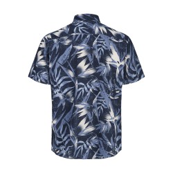 JACK & JONES Plus Honolulu S/S Skjorte - Navy Blazer