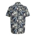 JACK & JONES Plus Honolulu S/S Skjorte - Sort