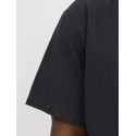 JACK & JONES Plus Tyson Resort S/S Skjorte - Sort