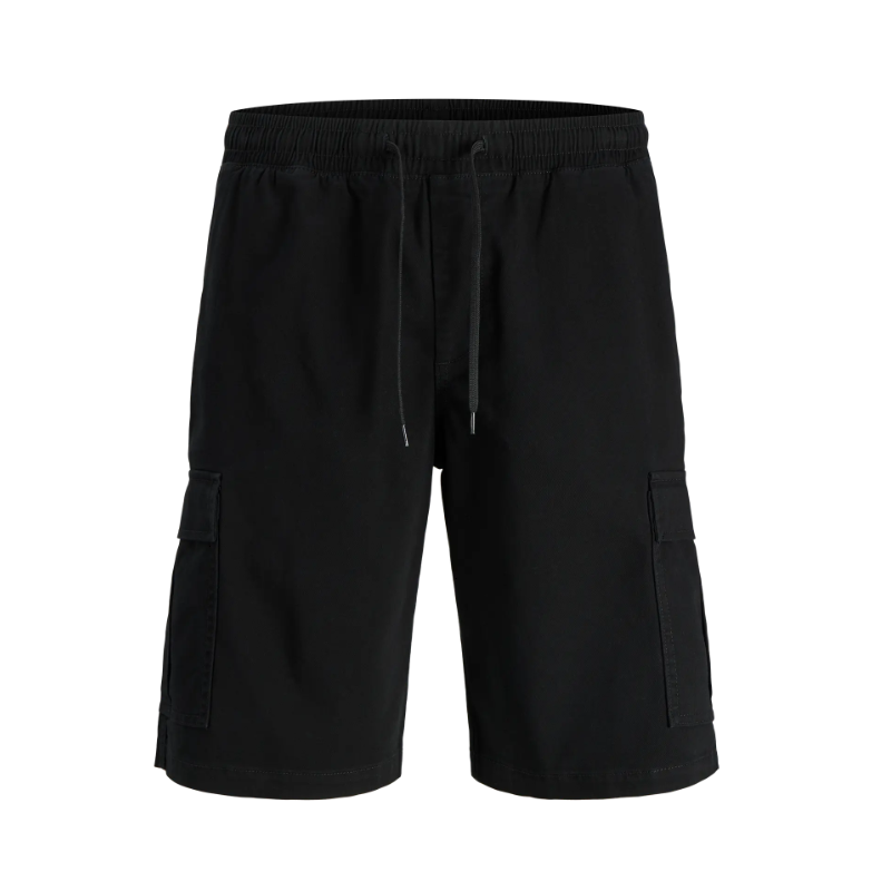 JACK & JONES Plus Cole Dylan Cargo Shorts - Sort