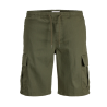 JACK & JONES Plus Cole Dylan Cargo Shorts - Olive Night