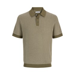 JACK & JONES Strik S/S polo - Martin Olive