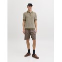 JACK & JONES Strik S/S polo - Martin Olive