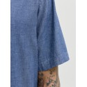 JACK & JONES Sommer Hør S/S Skjorte - Navy Blazer