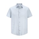 JACK & JONES Sommer Hør S/S Skjorte - Celestial Blue