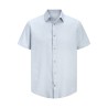 JACK & JONES Summer Hør S/S Skjorte - Celestial Blue