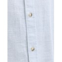JACK & JONES Sommer Hør S/S Skjorte - Celestial Blue