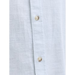 JACK & JONES Summer Hør S/S Skjorte - Celestial Blue