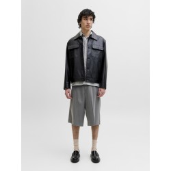 JACK & JONES Towen Toby Chino Shorts - Grey Melange