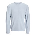 JACK & JONES George Relaxed Strik - Chambray Blue
