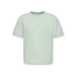 KIDS ONLY Helen S/S Loose T-shirt - Aqua Foam