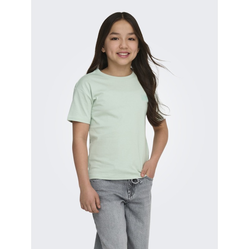 KIDS ONLY Helen S/S Loose T-shirt - Aqua Foam