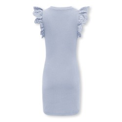 KIDS ONLY Drea S/S Kjole - Soft Chambray